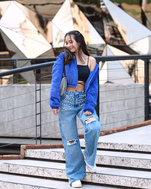 Calça Jeans Reta